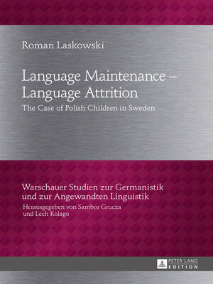 cover image of Language Maintenance  Language Attrition
